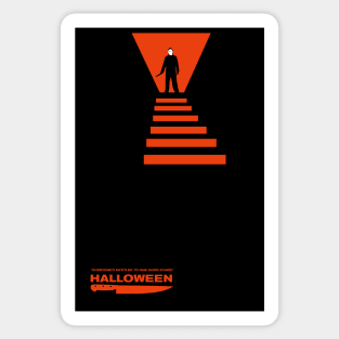 Halloween Alternative Movie Poster by DoctorHeadly Sticker